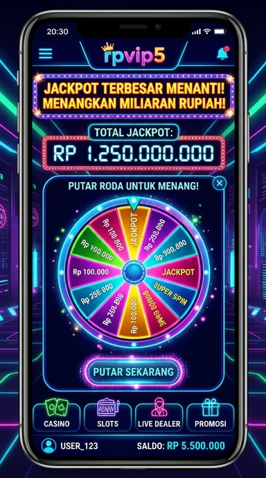 Cuplikan layar menu unduhan rpvip5 untuk perangkat Android